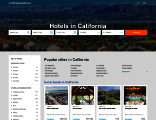 allhotelscalifornia.com screenshot