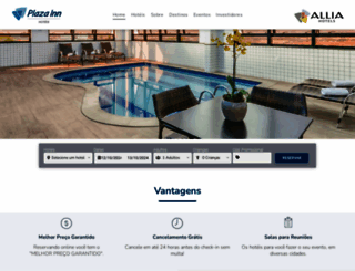 alliahotels.com.br screenshot