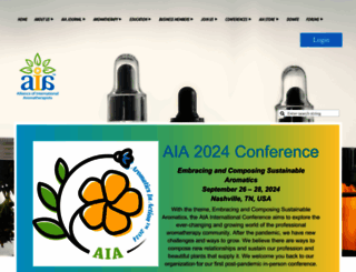 alliance-aromatherapists.org screenshot