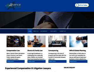 alliance-compensation-litigation-lawyers.leapwp.com.au screenshot