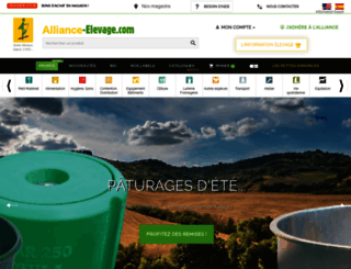 alliance-elevage.com screenshot