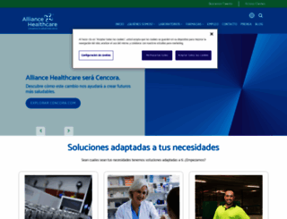 alliance-healthcare.es screenshot