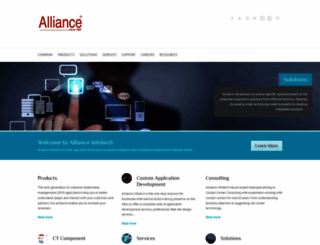 alliance-infotech.com screenshot