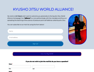 alliance.kyushojitsuworld.com screenshot