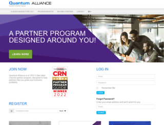 alliance.quantum.com screenshot