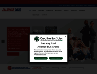 alliancebusgroup.com screenshot