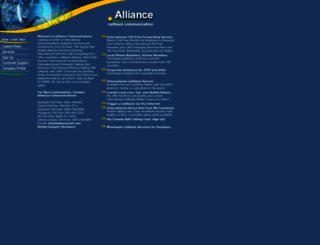 alliancecall.com screenshot