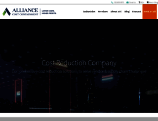 alliancecost.com screenshot