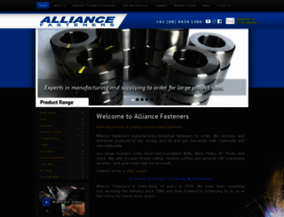 alliancefasteners.com.au screenshot