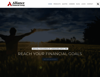 alliancefinancial.ca screenshot