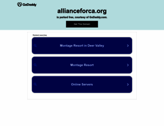 allianceforca.org screenshot