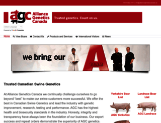alliancegeneticscanada.ca screenshot