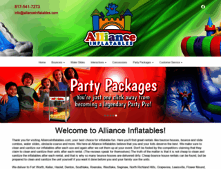 allianceinflatables.com screenshot