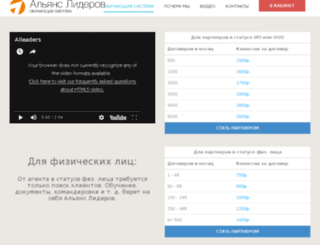 allianceleaders.ru screenshot