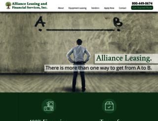 allianceleasing.net screenshot