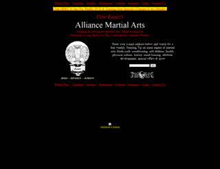 alliancemartialarts.com screenshot