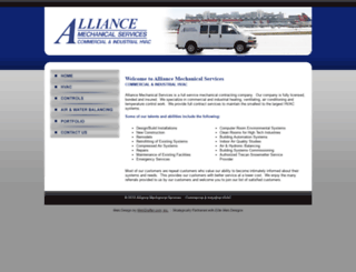 alliancemechanicalservices.com screenshot
