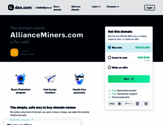 allianceminers.com screenshot