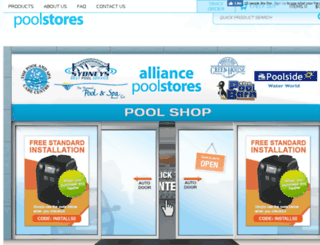 alliancepoolstores.com.au screenshot