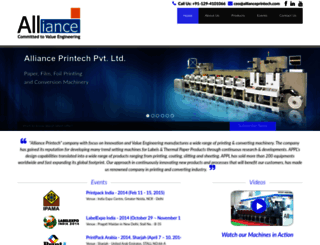 allianceprintech.com screenshot