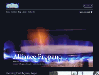 alliancepropane.com screenshot