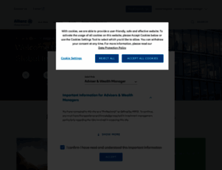 allianzgi.co.uk screenshot