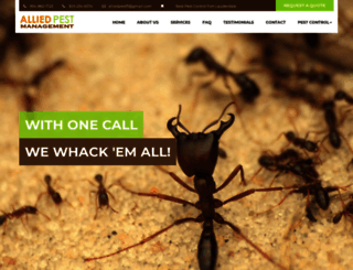 allied-pest-control.com screenshot