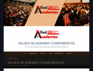 alliedacademiesconferences.wordpress.com screenshot