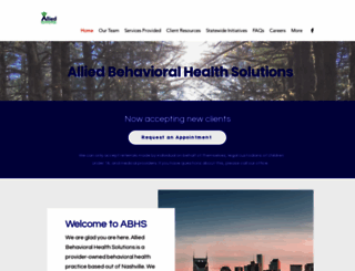 alliedbehavior.com screenshot