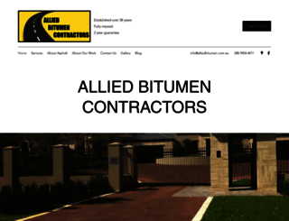 alliedbitumen.com.au screenshot