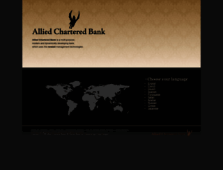 alliedcharteredbank.com screenshot
