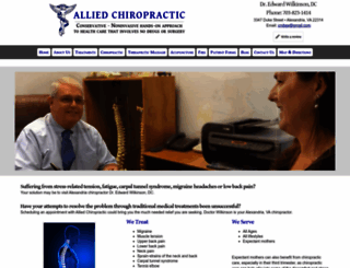 alliedchiro.com screenshot