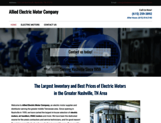 alliedelectricmotorcompany.com screenshot