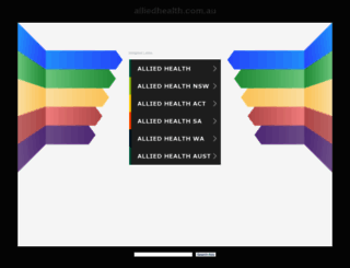alliedhealth.com.au screenshot