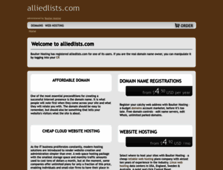 alliedlists.com screenshot