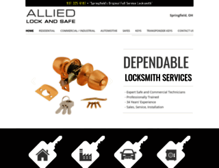 alliedlockspringfieldoh.com screenshot