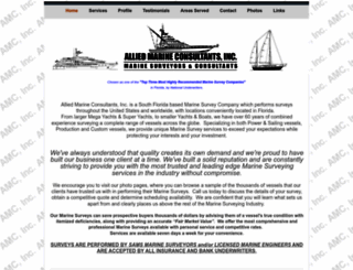 alliedmarinesurveyors.com screenshot