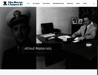 alliedmaterials.com screenshot
