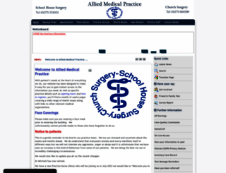 alliedmedicalpractice.org.uk screenshot
