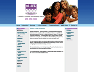 alliedorthodontics.com screenshot