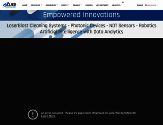 alliedscientificpro.com screenshot