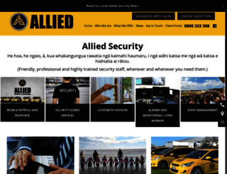 alliedsecurity.co.nz screenshot