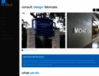 alliedsignage.com screenshot