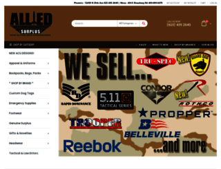 alliedsurplus.com screenshot