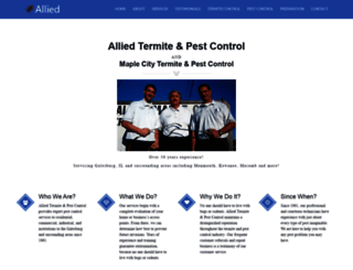 alliedtermitepestcontrol.com screenshot
