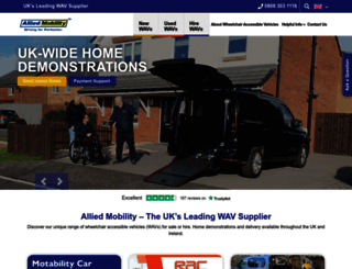 alliedvehicles.net screenshot