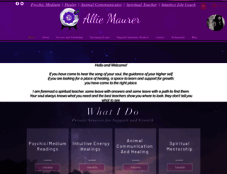 alliemaurer.com screenshot