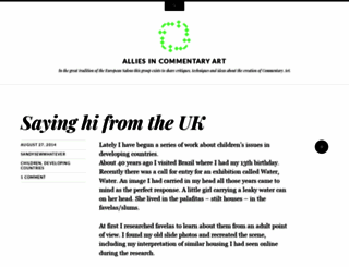 alliesincommentaryart.wordpress.com screenshot