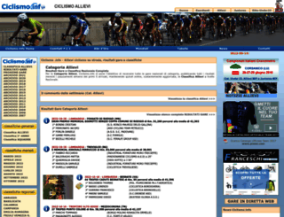 allievi.ciclismo.info screenshot