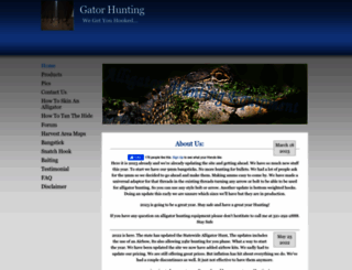 alligatorhuntingequipment.com screenshot